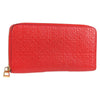 Secondhand Loewe Anagram Wallet Red Leather Accessories