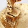 Secondhand Chanel Vintage Round CC Clip-On Earrings