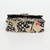 Secondhand Chanel Flap Card Holder on Chain Quilted Printed