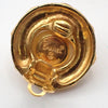 Secondhand Chanel Vintage Round Clip-On Earrings Metal with Faux