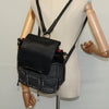 Secondhand Christian Louboutin Lucky L Convertible Backpack Spiked Leather and