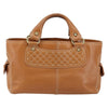 Secondhand Celine Boogie Satchel Beige Leather Bags