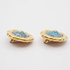 Secondhand Chanel Vintage CC Round Button Clip-On Earrings