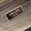Prada Logo Convertible Boston Bag Canvas