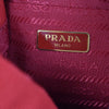 Secondhand Prada Drawstring Bucket bag Canvas and Wicker