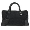 Loewe Amazona Bag Leather and Jacquard Canvas