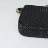 Secondhand Chanel Deauville Chain wallet Raffia