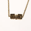 Secondhand Christian Dior CD Pendant Necklace Gold-plated