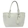Secondhand Loewe Heritage Tote White Leather Accessories