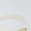 Secondhand Celine Gancini Handbag White Leather Bags