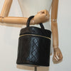 Secondhand Chanel Vanity pouch Black Leather Bags