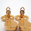 Secondhand Chanel CC Teardrop Earrings Metal with Faux