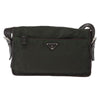 Secondhand Prada Double Buckle Flap Messenger Bag Tessuto