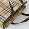 Secondhand Burberry Top Handle Tote Haymarket