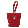 Secondhand Celine Handbag Red Canvas Bags