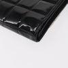 Chanel Chocolate Bar Chain Clutch Quilted Patent