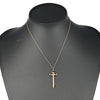 Tiffany & Co. Fleur de Lis Key Pendant Necklace 18K Pink gold and Diamonds