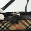 Burberry Nova Check Handbag Leather and Nylon