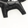 Hermes So Black GriGri Rodeo Bag Charm Leather