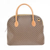 Celine Vintage Macadam Handbag Canvas and Leather