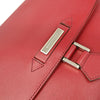 Secondhand Burberry Vintage Handbag Red Leather Bags