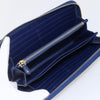 Prada Zip Around Organizer Wallet Saffiano Leather with Applique