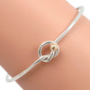 Tiffany & Co. Love Knot Bracelet Sterling Silver and 18K Yellow Gold