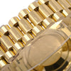 Secondhand Rolex Oyster Perpetual President Day-Date Automatic Watch Yellow Gold with Diamond Bezel