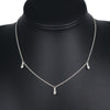 Tiffany & Co. Elsa Peretti Teardrop Necklace Silver 925