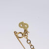 Secondhand Christian Dior CD Pendant Necklace Gold-plated