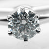 Tiffany & Co. Tiffany Setting Solitaire Ring Platinum with RBC Diamond I/VS1