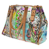 Secondhand Prada Venice Belted Tote Printed Canvas and