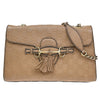 Gucci Emily Chain Flap Bag Guccissima Leather