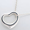 Tiffany & Co. Elsa Peretti Open Heart Pendant Necklace Sterling Silver