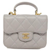 Chanel Vintage CC Flap Crossbody Bag Quilted Lambskin
