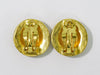 Secondhand Chanel Vintage CC Round Clip-On Earrings