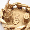 Chanel Vintage CC Round Clip-On Earrings Metal with Crystals
