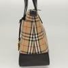 Secondhand Burberry Nova Check Handbag Nova Check Canvas and