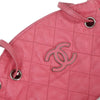 Chanel Cocomark Drawstring Tote Quilted Caviar