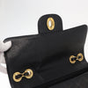 Secondhand Chanel Vintage Classic Single Flap Bag Quilted Caviar
