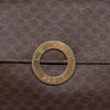 Secondhand Celine Vintage Macadam Circle Logo Shoulder Bag Canvas and