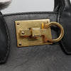 Salvatore Ferragamo Studio Satchel Gancini Jacquard and Leather