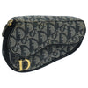 Secondhand Christian Dior Vintage Saddle Coin Purse Diorissimo