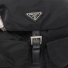 Prada Double Front Pocket Backpack Re-Nylon with Leather