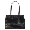 Salvatore Ferragamo Gancini Tote Patent leather