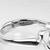 Tiffany & Co. Elsa Peretti Open Heart Ring Platinum with Diamonds