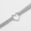 Tiffany & Co. Multistrand Mesh Heart Toggle Bracelet Sterling Silver