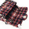 Chanel Charms Classic Single Flap Bag Braided Quilted Tweed