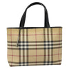 Secondhand Burberry Nova Check Tote canvas check pattern