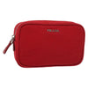 Prada Zip Around Toiletry Bag Canvas